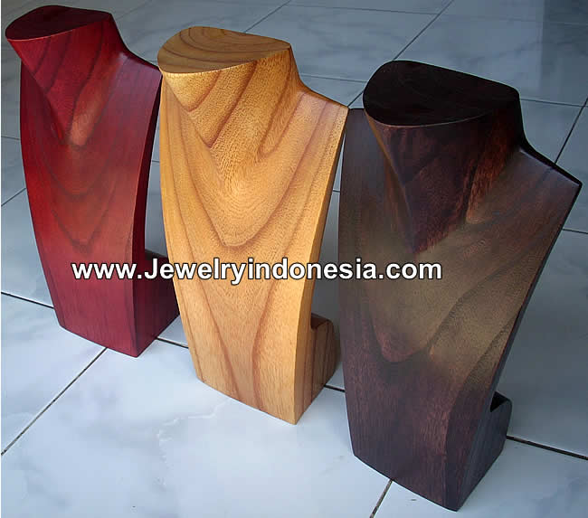 Wood Body Necklace Stand Bali Indonesia
