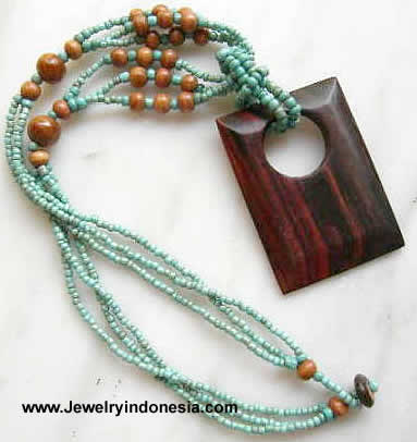 wood necklaces