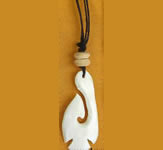 Carved Bone Necklaces from Bali Indonesia