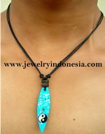 Surfboard Necklaces Jewelry from Bali Indonesia Surf Jewelry Fashion Accessories