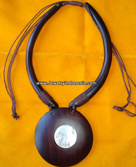 Ebony Wood Costume Jewelry Bali