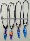 Airbrush Wood Surfing Necklaces Bali Indonesia