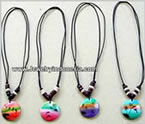 Airbrush Wood Surfing Necklaces Bali Indonesia