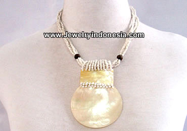 Pearl Shell Necklaces Jewelry Indonesia