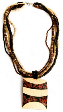 Ji-P7-14 Coco Beads Necklaces from Bali Fashion Jewellery