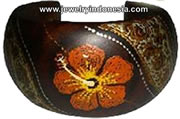 Bali Wood Bangle Painted