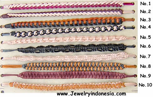 ji brp3 7 leather wristbands from indonesia
