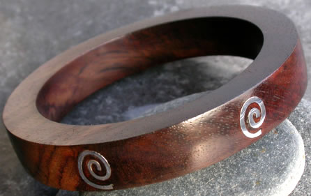 Ebony Wood Bangle Bali