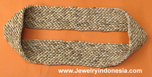 Coconut Wood Beads Belts Indonesia