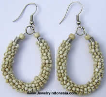 Beaded earrings from bali