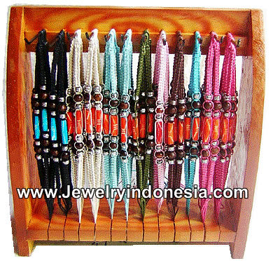 Handwoven Cord Bracelets with Jewelry Holders