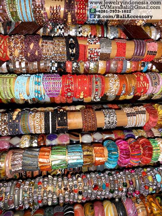 Br914-4 Fashion Bracelets Beaded Bali Indonesia