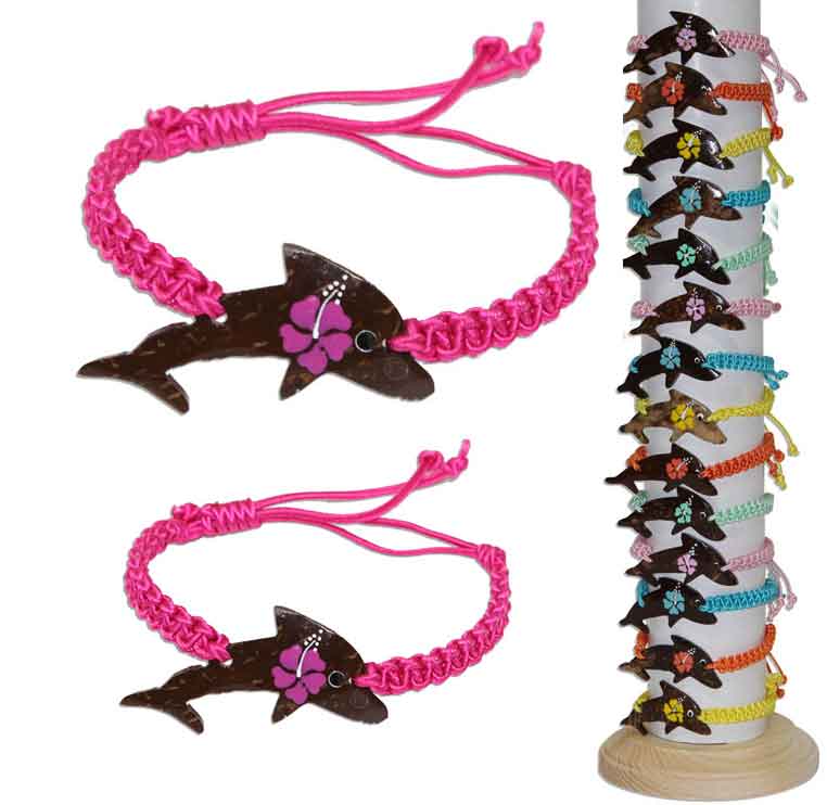 BR10-4 Friendship Bracelets Dolphin Bali Accessories