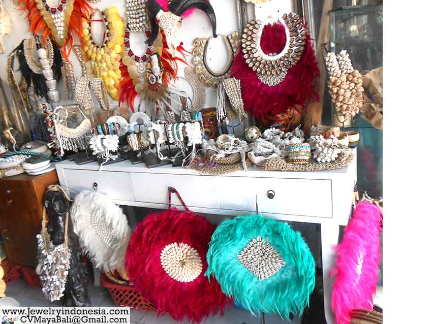 Costume Jewellery Papua Feather Necklaces