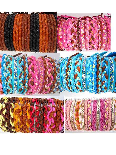 Braided Leather Bracelets Bali Indonesia Men Jewellery