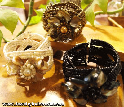 Beaded Jewelry Bracelets from Bali Indonesia 