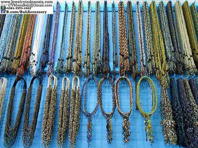 Jink1014-8 Beaded Necklaces From Bali 