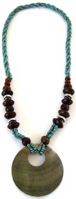 Ji-P2-2 Mother of Pearl Shell Necklaces from Bali