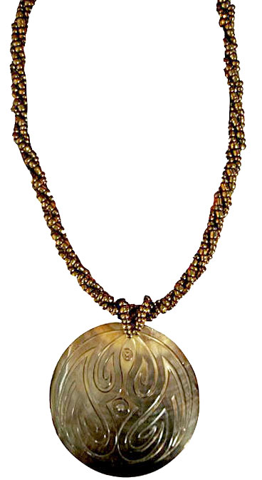 Carved Mop Shell Necklaces