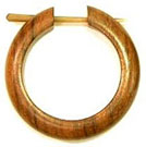 Pj2-11 Balinese Wood Earrings