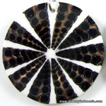 Resin and Shell Pendants Necklace from Bali