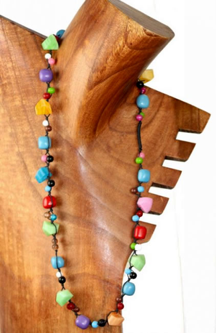 Jewelry Stand from Bali Code: JD-P6-12 Wood Displays Jewelry Necklace Holders